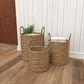 Maple and Jade Dried Coastal Storage Basket in Brown (Set of 3), , large