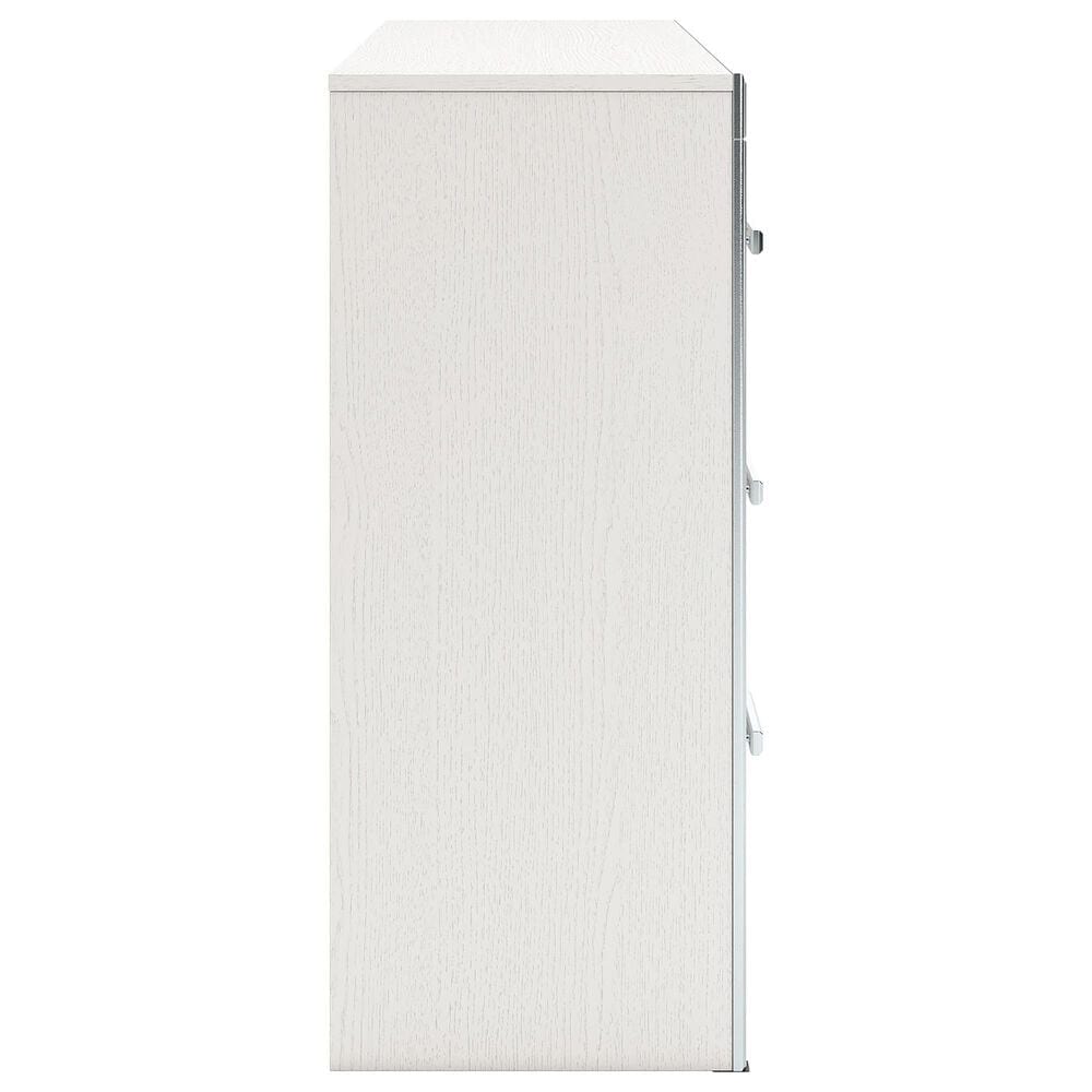 Ashley Zuraleus 6-Drawer Dresser Only in Matte White and Chrome, , large