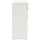 Ashley Zuraleus 6-Drawer Dresser Only in Matte White and Chrome, , large