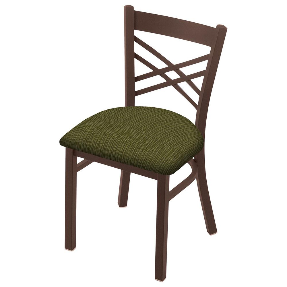 Holland Bar Stool 620 Catalina 18" Chair with Bronze and Graph Parrot Seat, , large