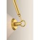 Corbett Lighting Solara 1-Light Pendant in Vintage Polished Brass, , large