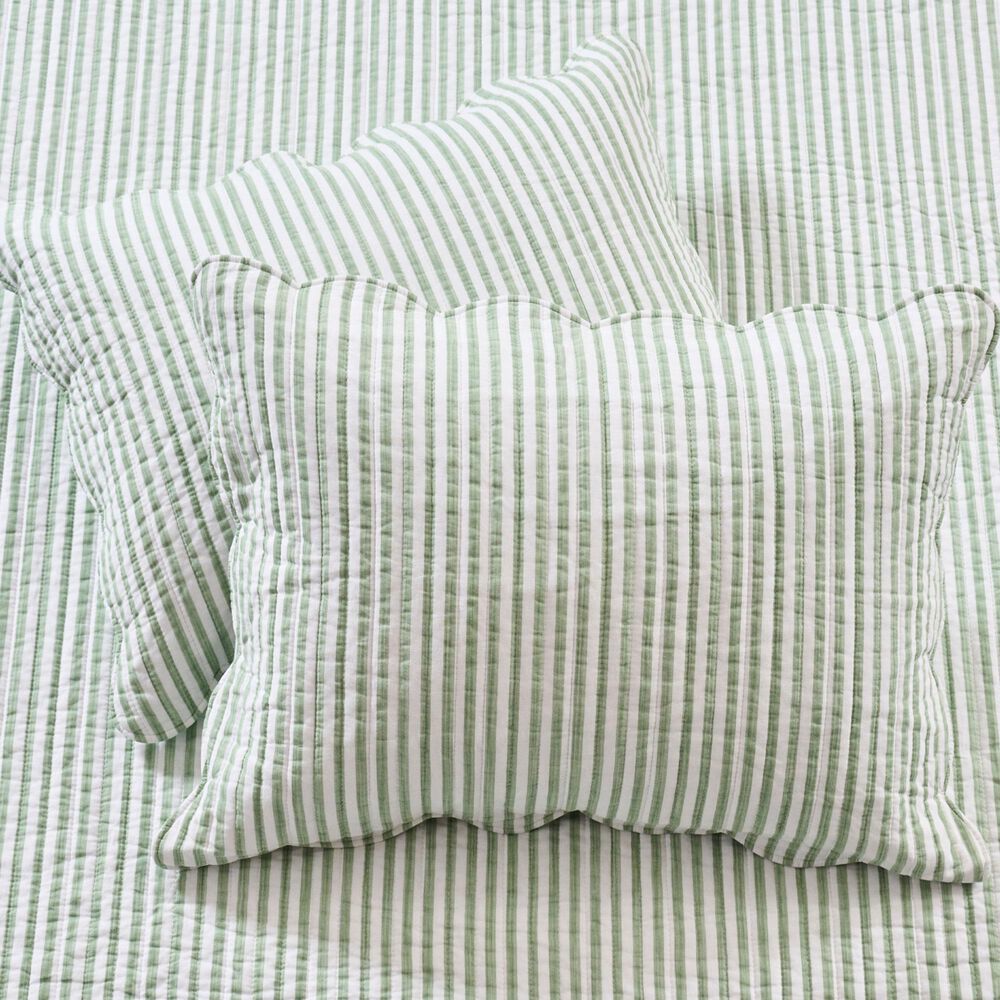 Levtex Martha 3-Piece King/Cal King Quilt Set in Sage and White, , large