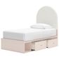 Ashley Ashley Wistenpine 4-Piece Bedroom Set in Pink, , large