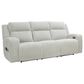 Ashley Forest Lake Power Reclining Sofa with Adjustable Headrest in Alloy Velvet, , large