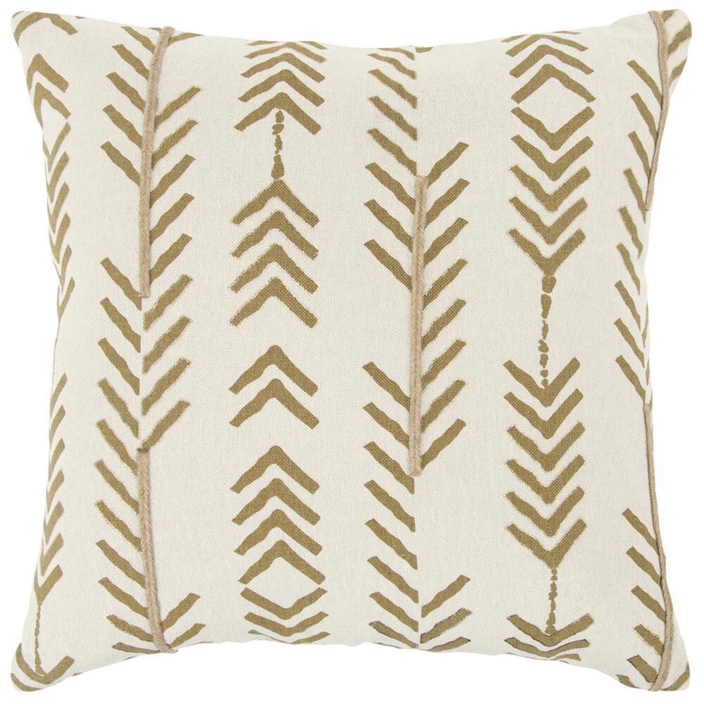 Rizzy Home Donny Osmond 20" x 20" Down Pillow in Gold, , large