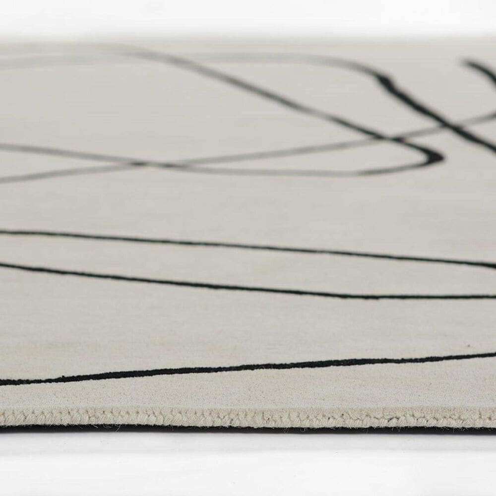 Momeni Simba Contemporary 2&#39;6&quot; x 8&#39; Ivory Runner, , large