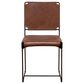 Home Trends & Design Santa Cruz and New York 5-Piece Round Dining Set in Raw Walnut and Antique Gold, , large