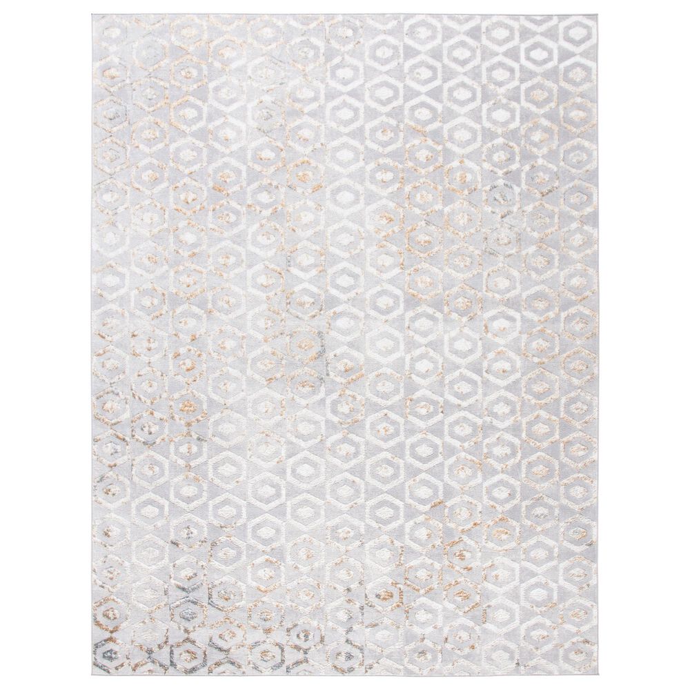 Safavieh Orchard 8" x 10" Grey and Gold Area Rug, , large