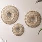 Hearth and Haven 20.5" x 20.5" Round Metal Frame and Mirror Wall Decor in Natural (Set of 3), , large