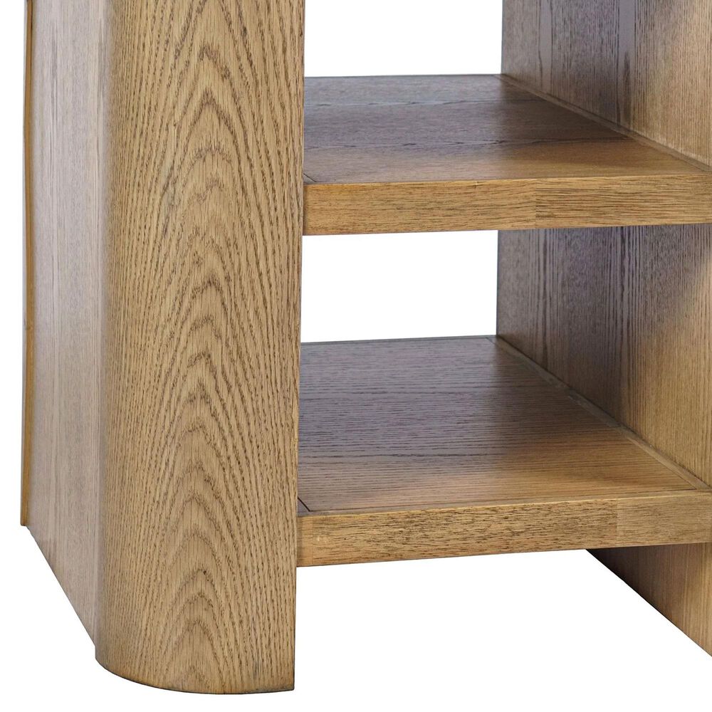 Waltham Janzen End Table with Lower Shelves in Cascade Oak, , large