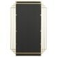 CosmoLiving by Cosmopolitan 24" x 36" Wall Mirror in Shiny Gold, , large