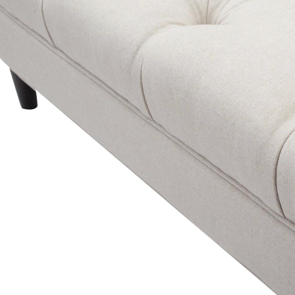 Jennifer Taylor Home Alma Tufted Entryway Bench in Sky Neutral