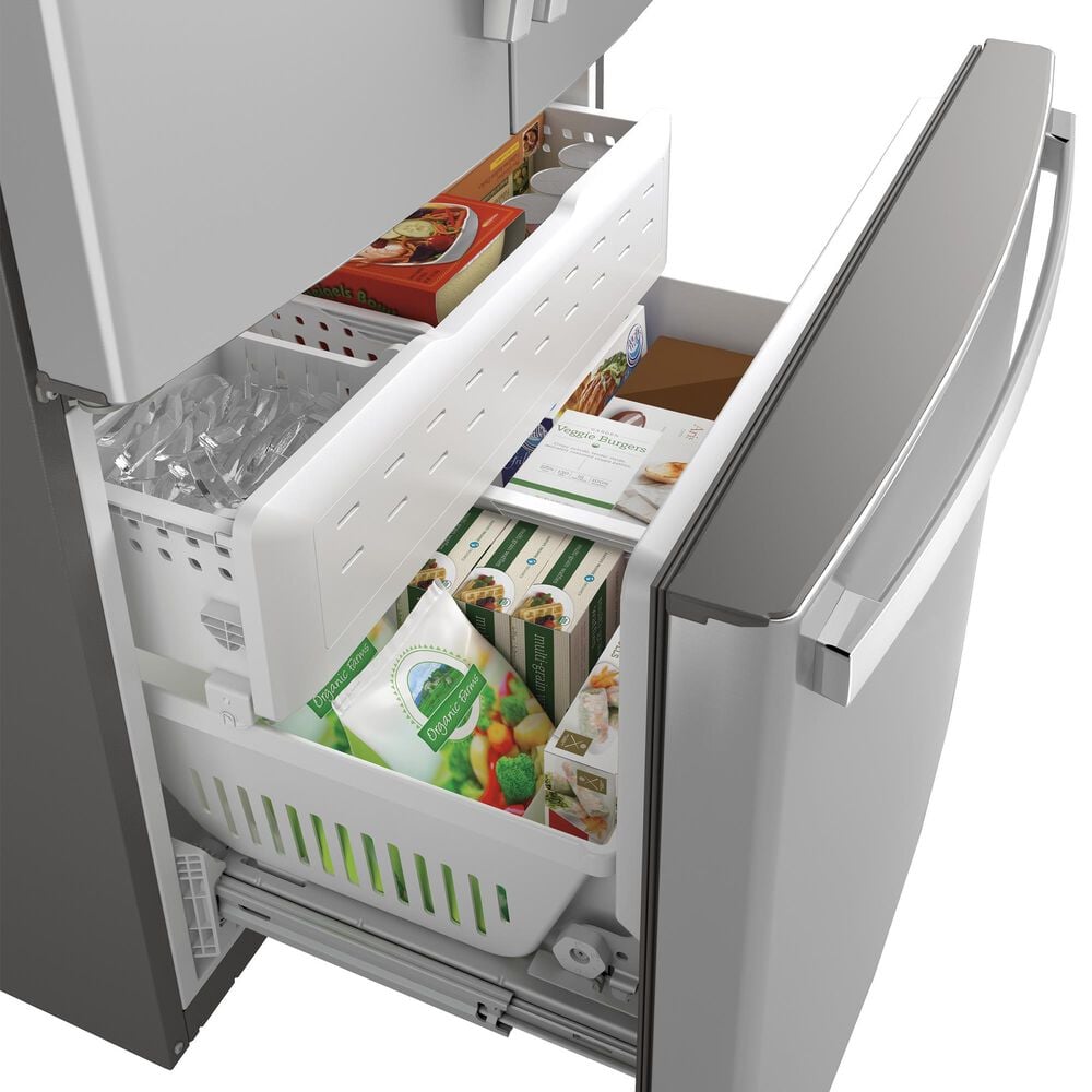 GE Appliances 28.7 Cu. Ft. 3-Door French Door Refrigerator in Stainless Steel, , large