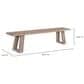 Moe"s Home Collection Tanya Bench in Natural, , large