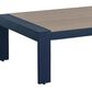 Ashley East Beach Rectangular Cocktail Table in Navy Blue and Driftwood, , large