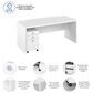 Bush Echo 2-Piece Office Set in Pure White, , large
