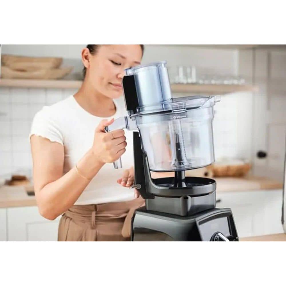 Vitamix 12-Cup Food Processor Attachment in Black, , large