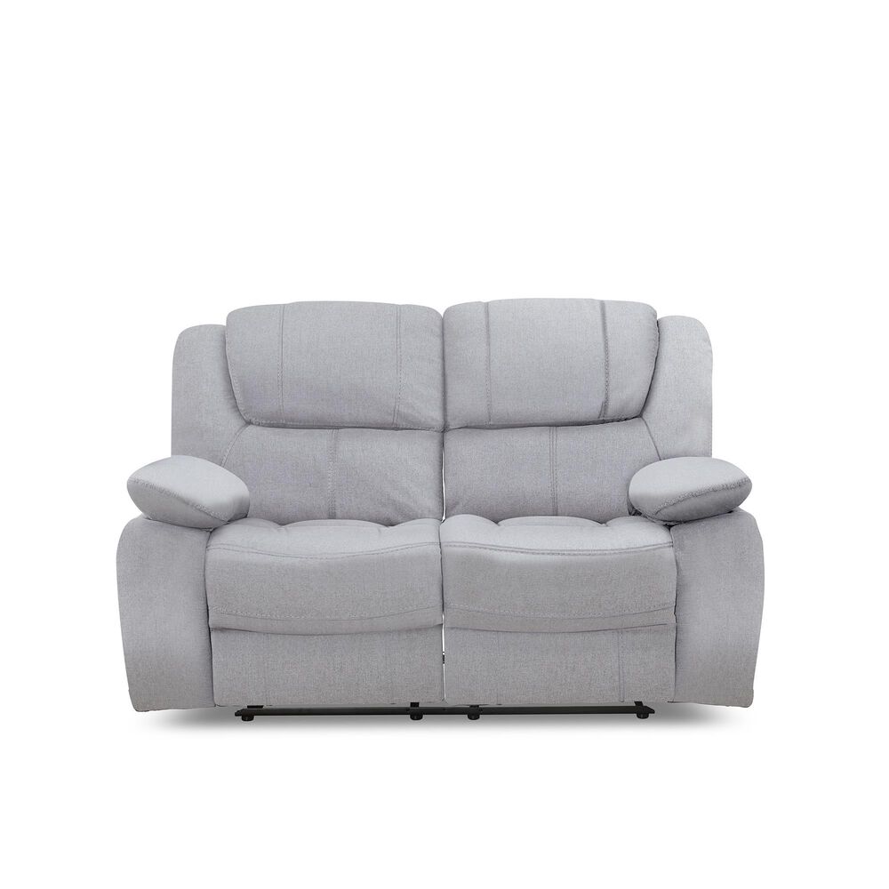 Oxford Furniture Dual Manual Reclining Loveseat in London Dove NFM