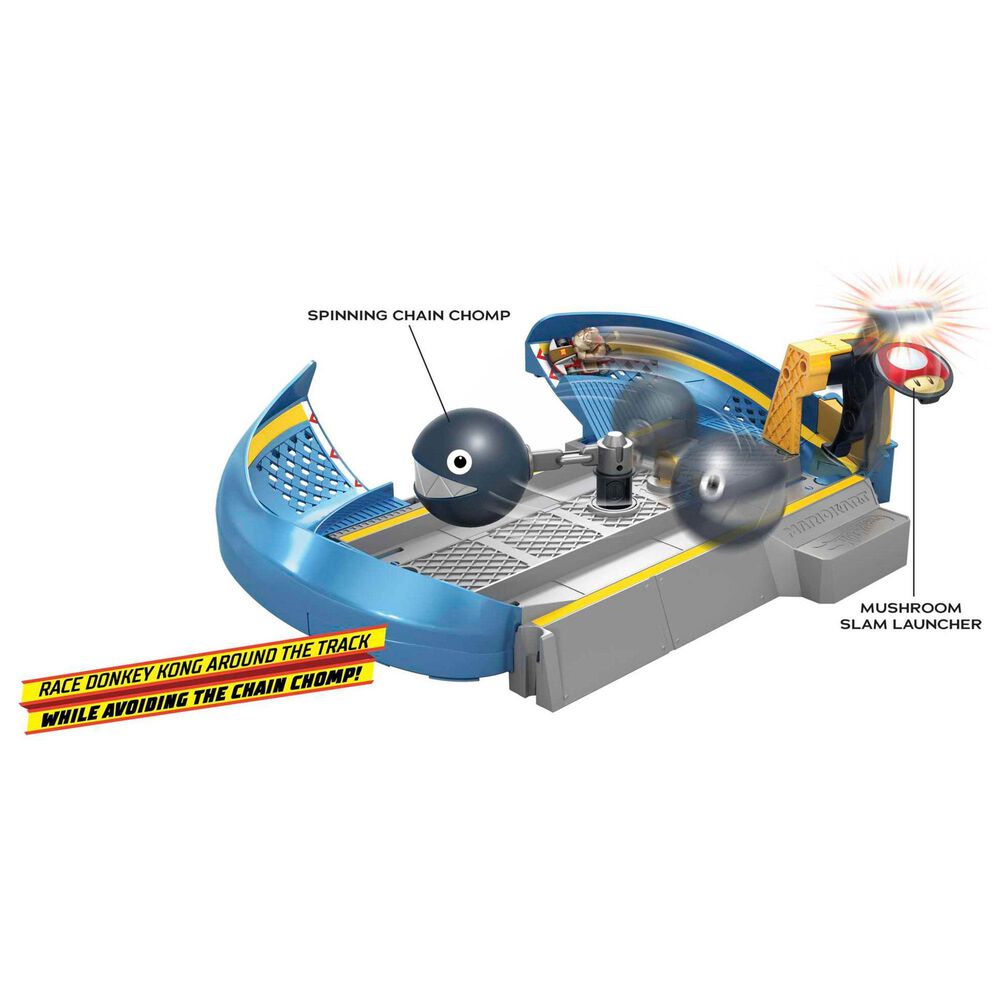 Hot Wheels Mario Kart Chain Chomp Track Set in Multicolor, , large