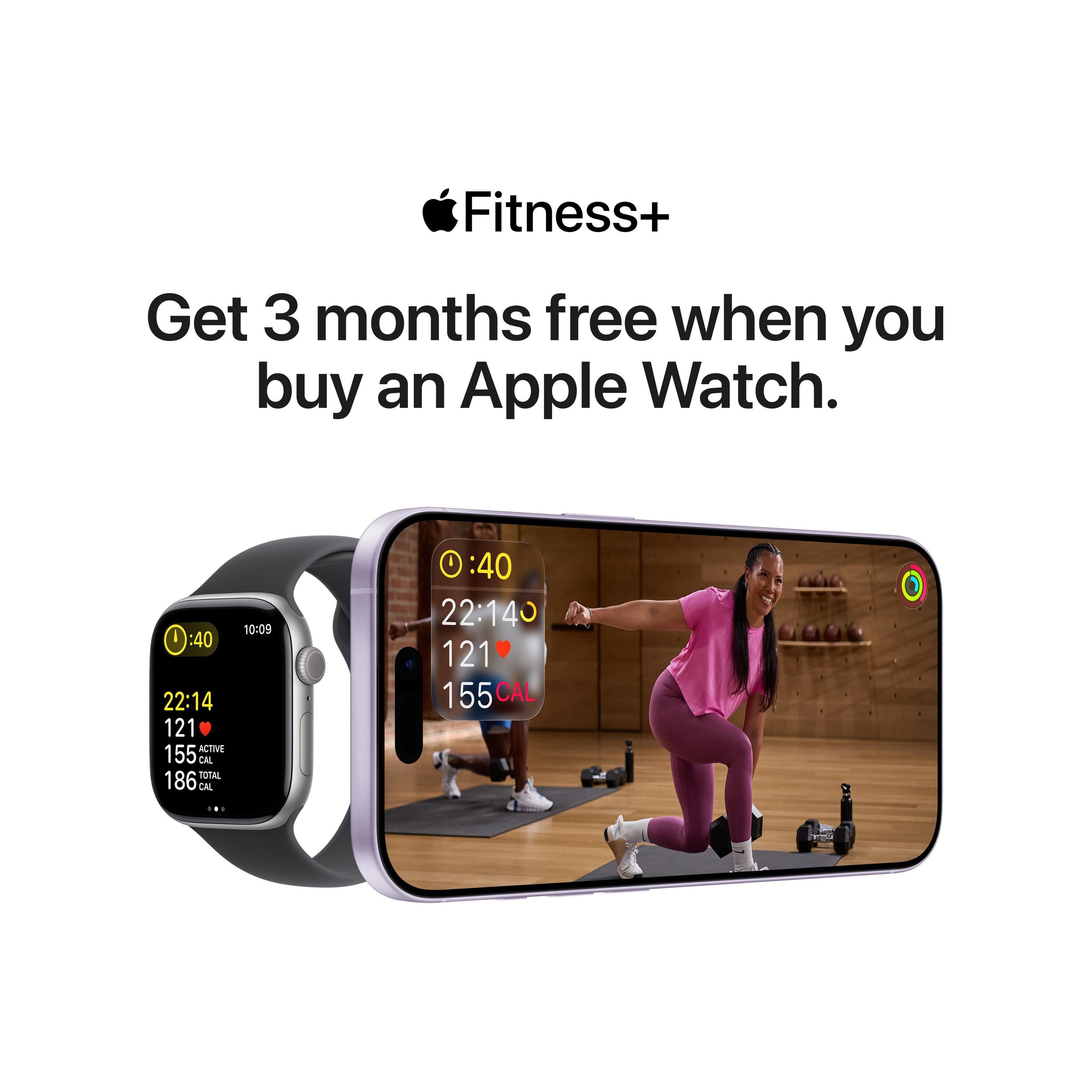 Apple Watch SE 3 (GPS) 40mm Midnight Aluminum Case with Midnight