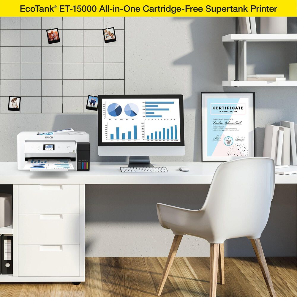 Epson EcoTank ET-15000 All-in-One Cartridge-Free Supertank Printer, , large