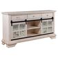 Santa Fe Rustic Console in Antique White, , large