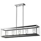 Golden Lighting Smyth 5-Light Linear Pendant in Chrome, , large