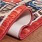 Safavieh Riviera 2"2" x 9" Black and Red Runner, , large