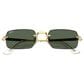 Rayban Glasses A$AP Rocky Sunglasses with Dark Green Lenses in Polished Arista Gold, , large