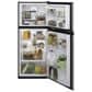 GE Appliances 11.6 Cu. Ft. Top-Freezer Refrigerator in Stainless Steel, , large