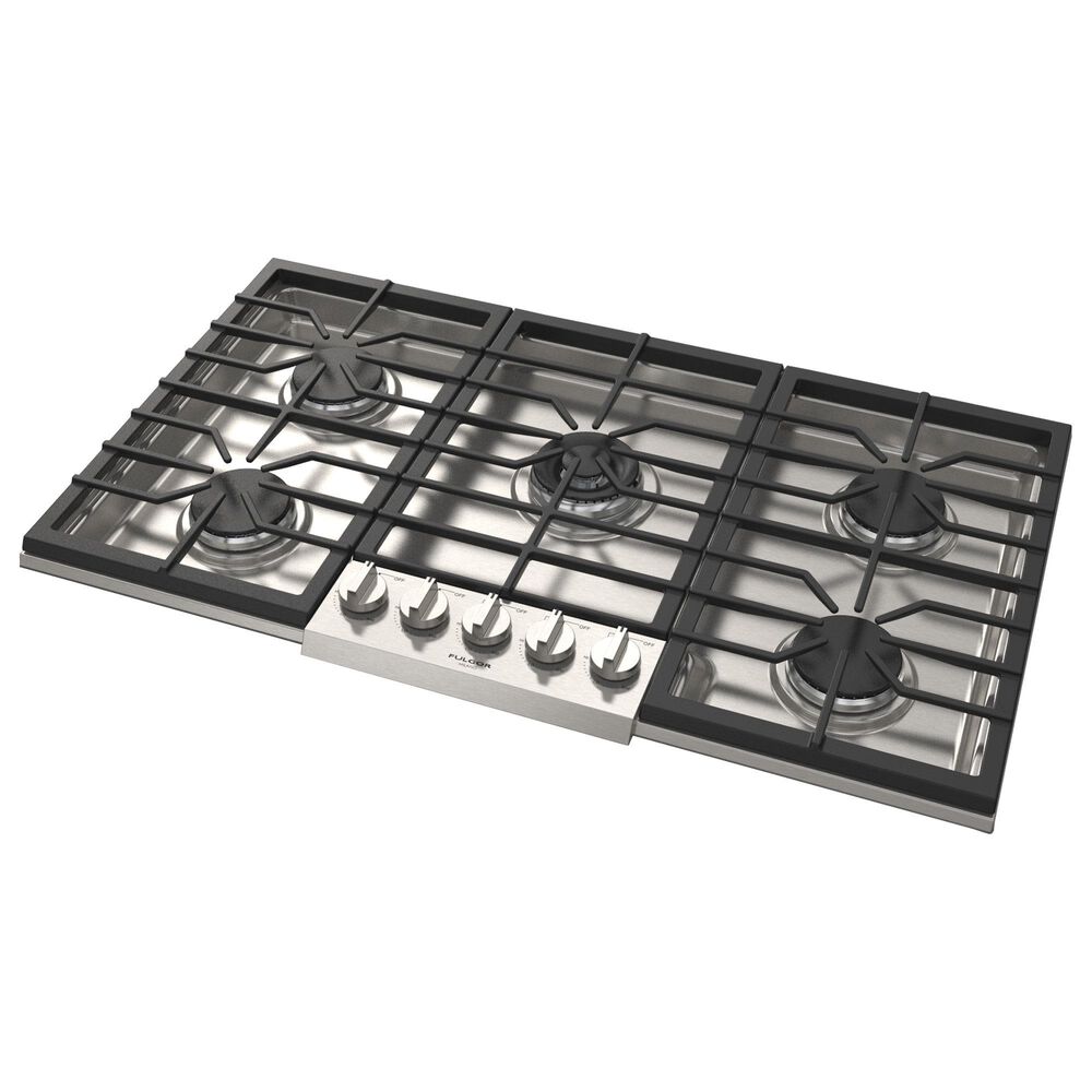 Fulgor Milano 36&quot; Natural Gas Cooktop with Central Dual Burner in Stainless Steel, , large