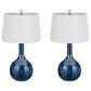 Cal Lighting Nivala Table Lamp in Antique Blue Luster (Set of 2), , large
