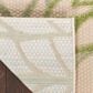 Nourison Aloha ALH05 3"6" x 5"6" Ivory and Green Indoor/Outdoor Area Rug, , large