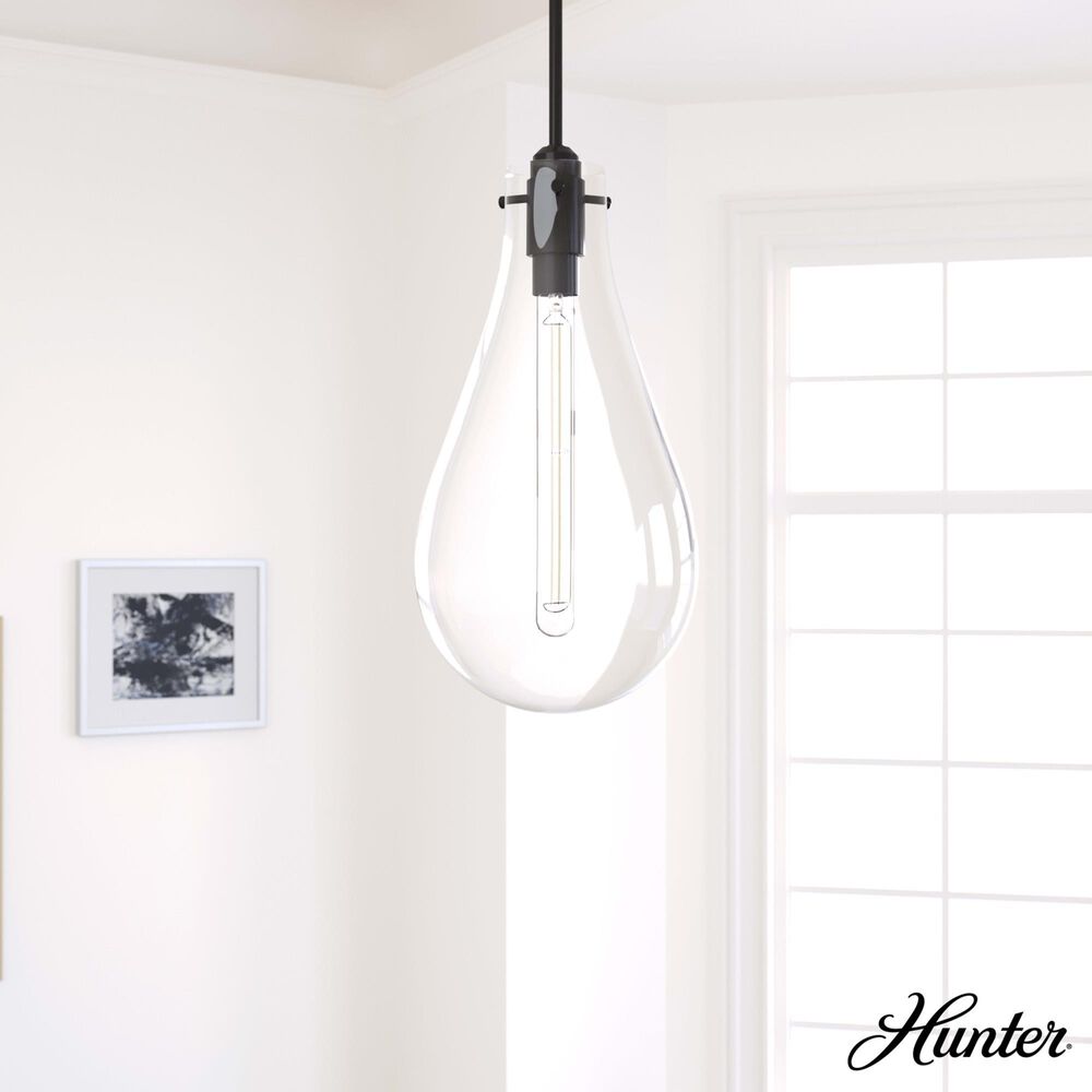 Hunter Lundin 11&quot; 1-Light Pendant in Noble Bronze, , large