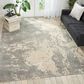 Nourison Silk Shadows 7"9" x 9"9" Sand Area Rug, , large