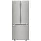 LG 21.8 Cu. Ft. 3-Door French Door Refrigerator with Smart Cooling System in Stainless Steel, , large