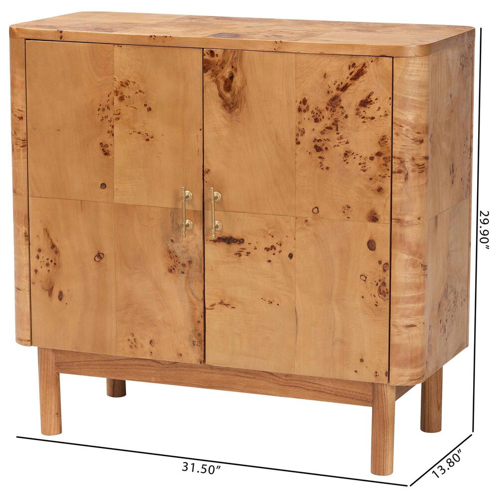 Baxton Studio Latika Storage Cabinet in Natural, , large
