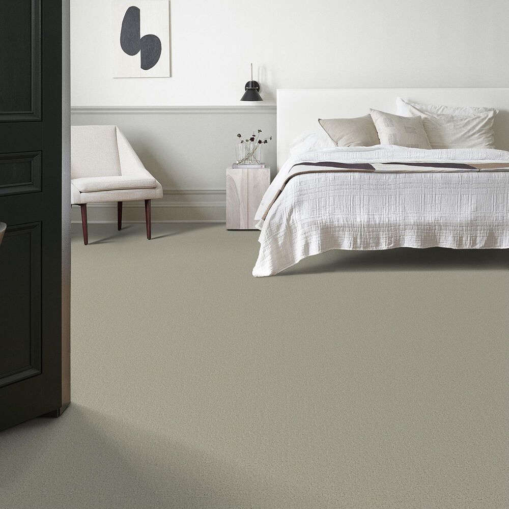 Shaw Canvas Comfort Blue Carpet in Willow Tree, , large