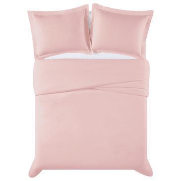Pem America Truly Calm Silver Cool 2-Piece Twin/Twin XL Duvet Set in Blush, , large