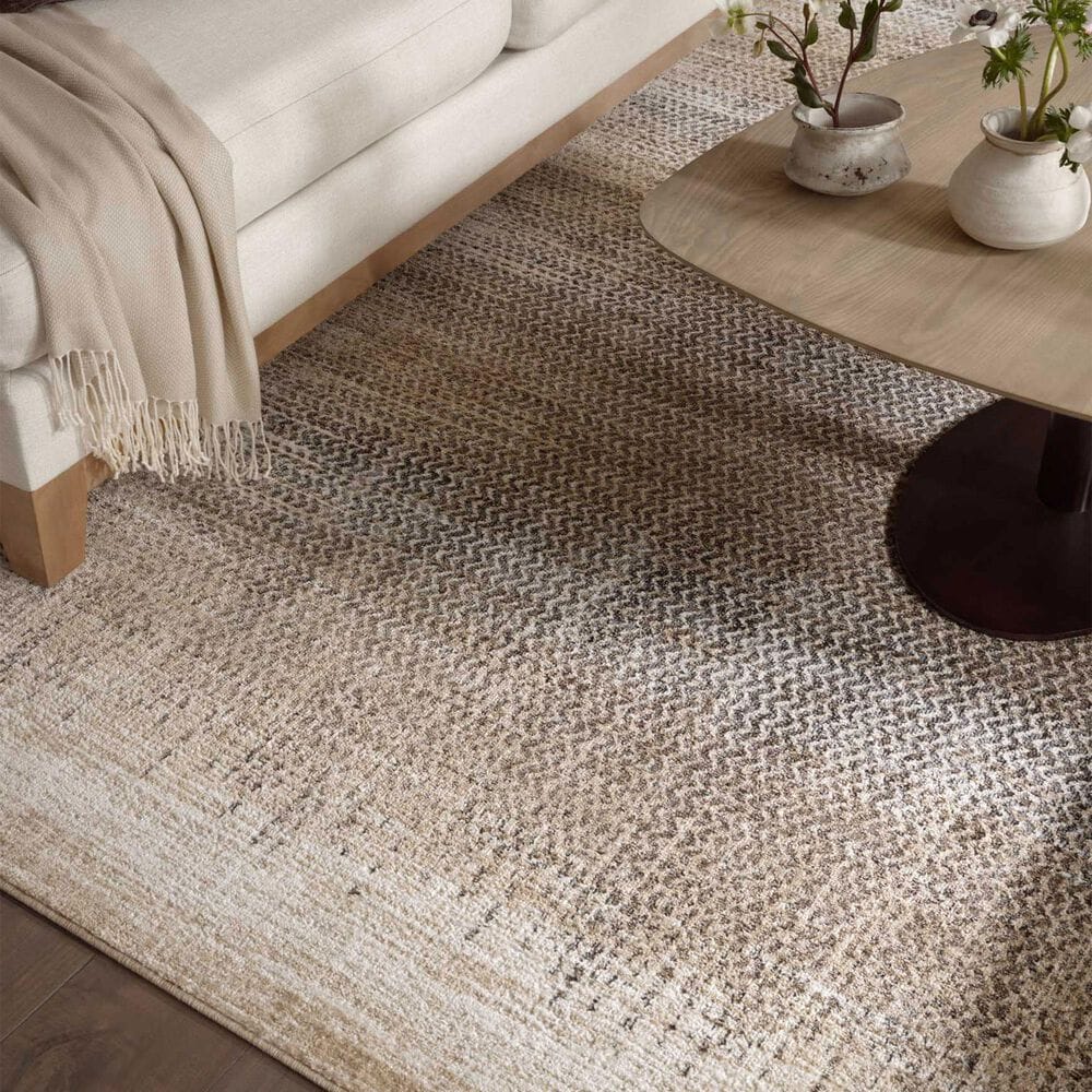 Loloi Wyatt 3&#39;9&quot; x 5&#39;7&quot; Stone and Beige Area Rug, , large