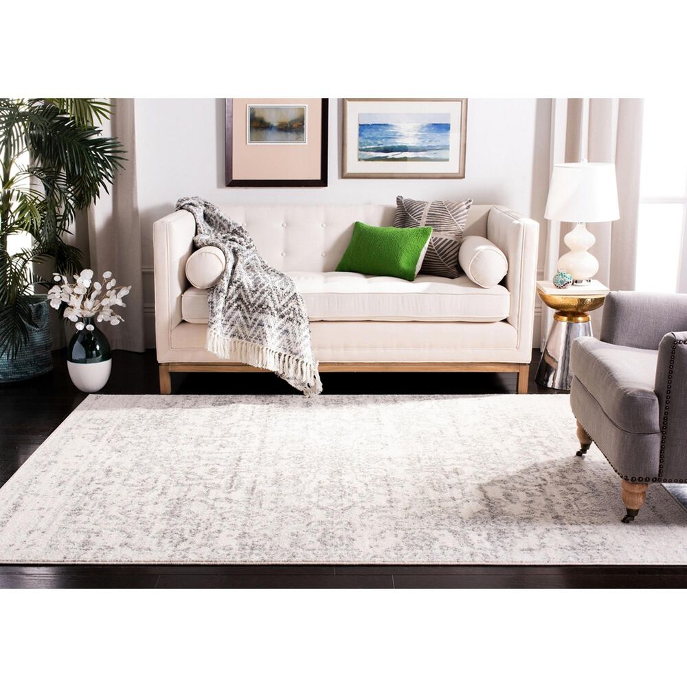 Safavieh Madison MAD603G 10&#39; x 14&#39; Silver and Ivory Area Rug, , large