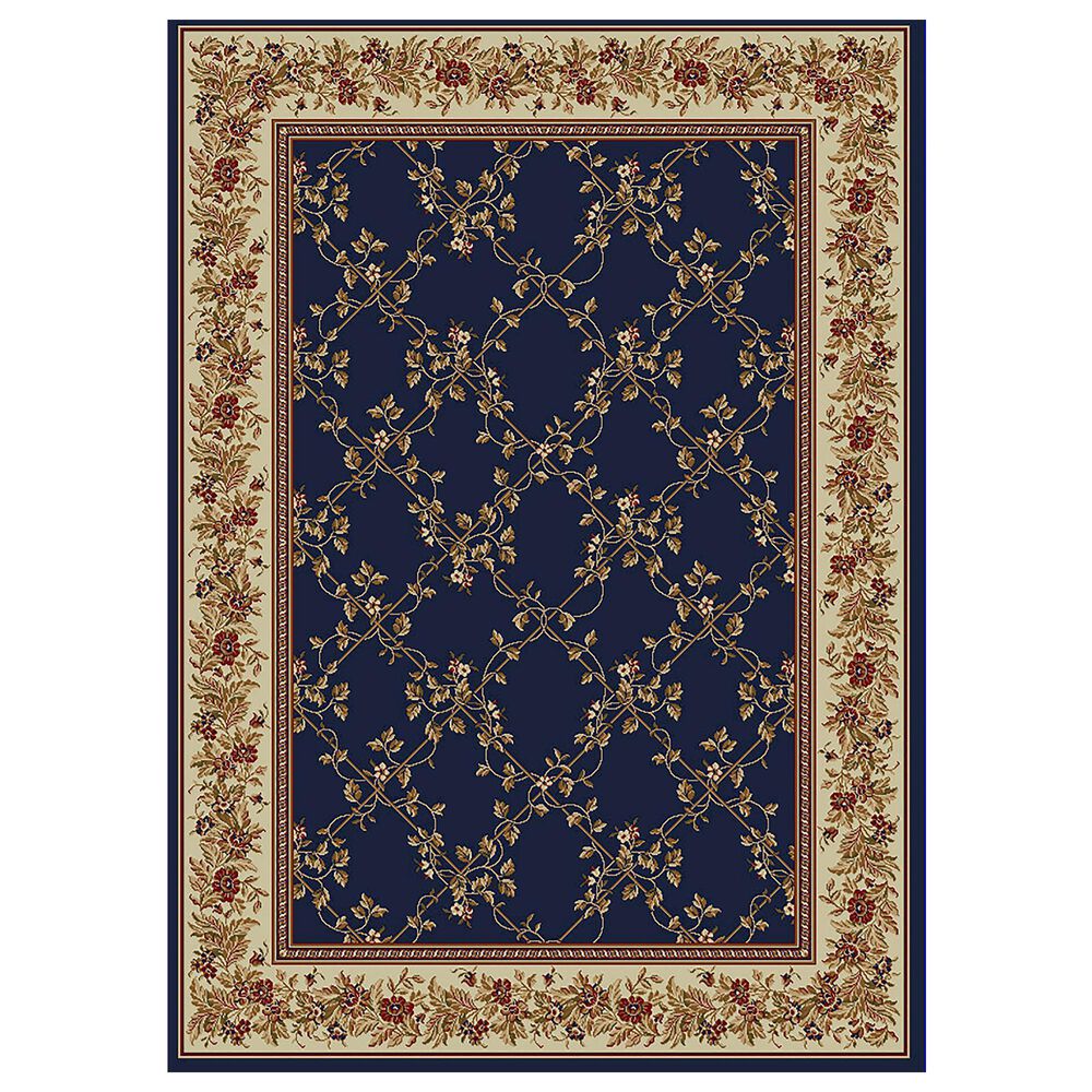 Radici USA Como 1590 Navy 5"5" x 7"7" Area Rug, , large