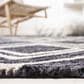 Safavieh Micro-Loop MLP154H 4" x 6" Charcoal and Ivory Area Rug, , large