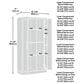 Sauder Homeplus 2-Door Storage Cabinet in Raven Oak, , large