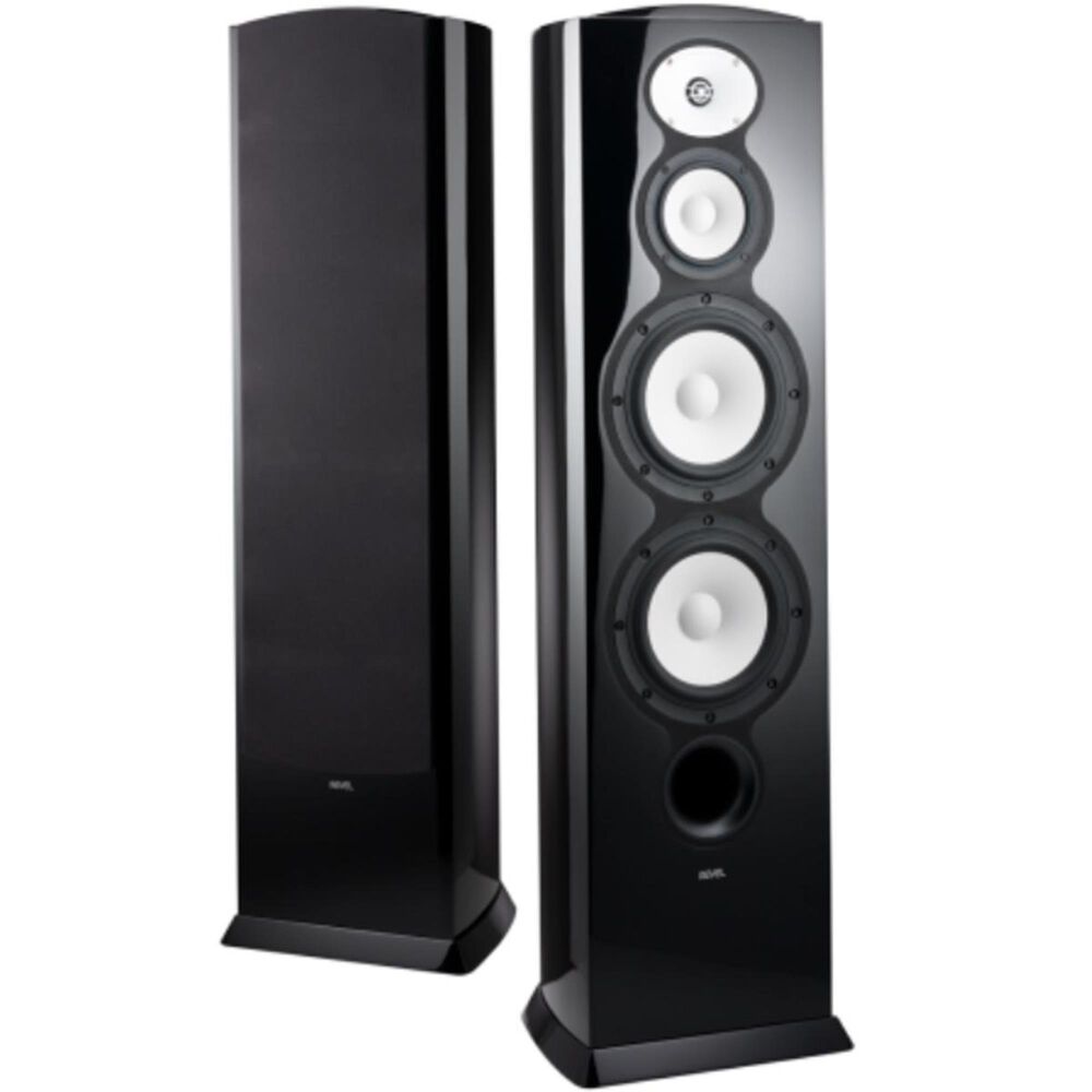 Revel 3-Way Dual 8" Floorstanding Speaker in Black, , large