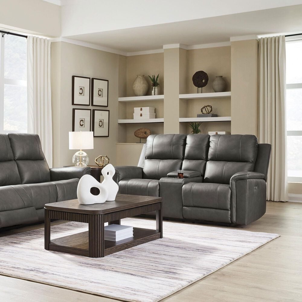 Ashley Bleckley Power Reclining Loveseat in Anchor, , large