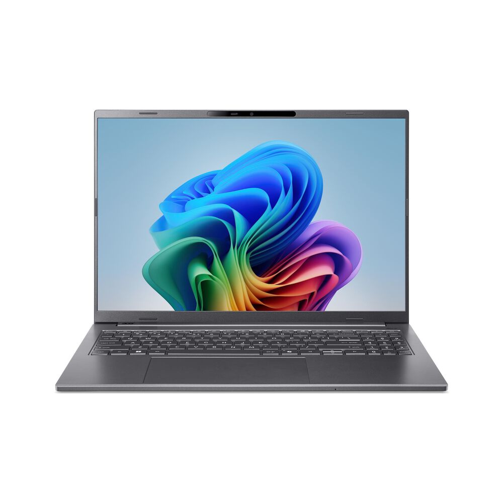 Acer Aspire 16" Copilot+ PC Laptop | Snapdragon X X1-26-100 Processor - 16 GB RAM - Qualcomm Adreno GPU Graphics - 512GB SSD in Iron, , large