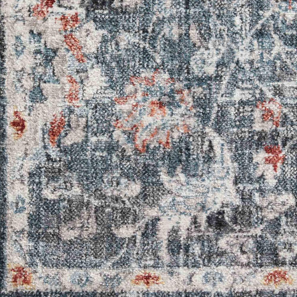 Loloi II Cassandra 2&#39;6&quot; x 4&#39; Blue and Rust Area Rug, , large