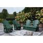 Ashley Shell Beach Patio Swivel Glider Chair in Green, , large