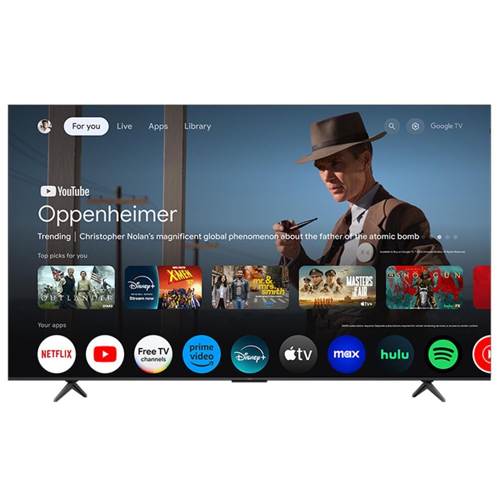 TCL 85&quot; Class Q6 4K UHD HDR QLED with Google TV in Black - Smart TV, , large